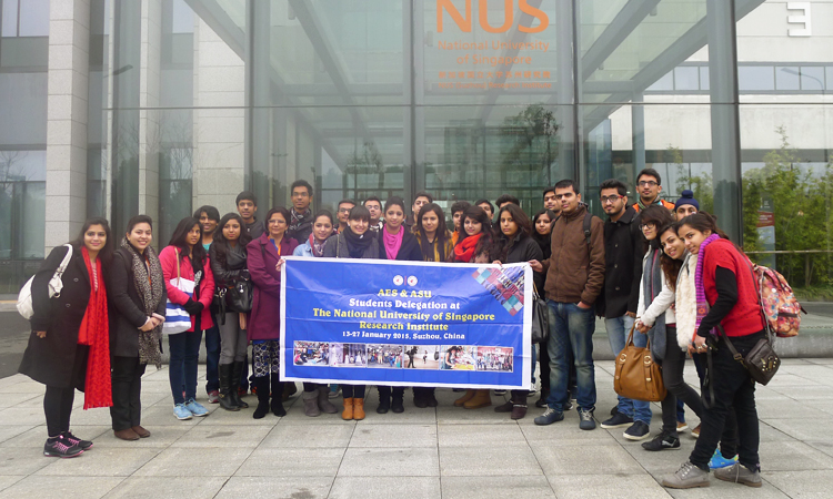 NUSRI International Student Immersion Programme – Apeejay Education Society (January 2015)