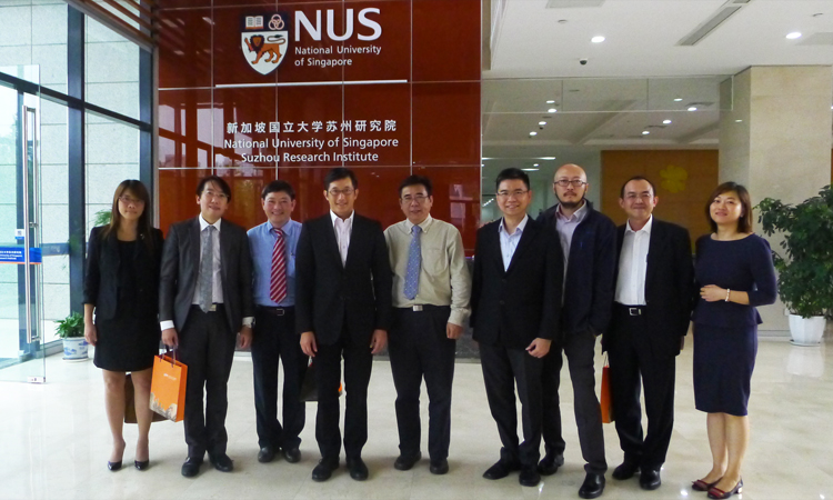 Minister of State for Trade and Industry Guides the Development of NUS (Suzhou) Research Institute (NUSRI)