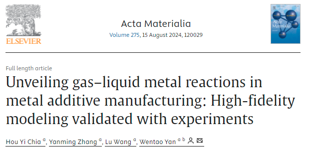 Unveiling Gas-liquid Metal Reactions in Metal Additive Manufacturing: High-fidelity Modeling Validated with Experiments