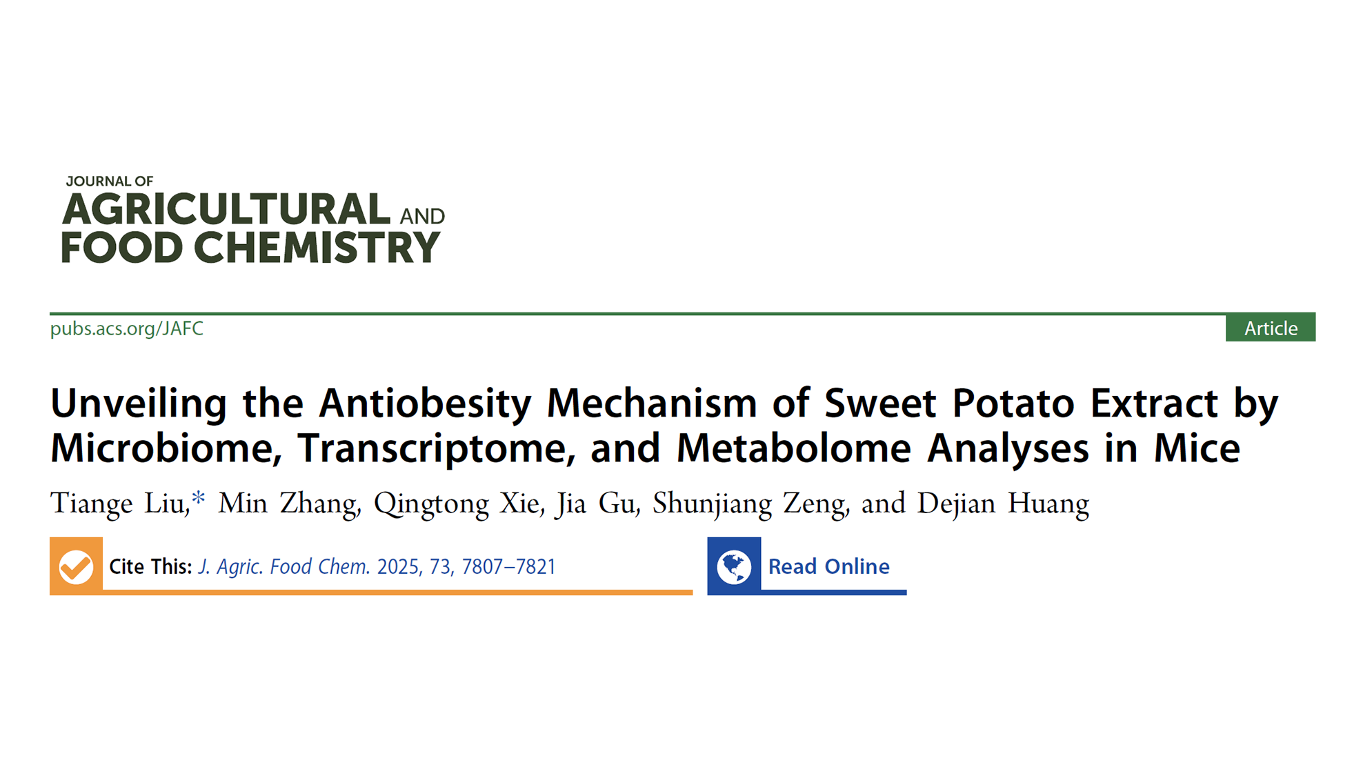 Unveiling the Antiobesity Mechanism of Sweet Potato Extract