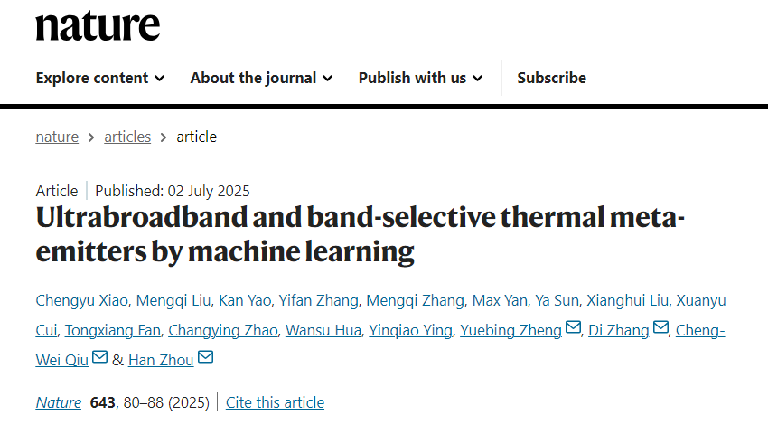 Ultrabroadband and band-selective thermal meta-emitters by machine learning